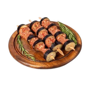 Generic Skewers Lamb Kabab With Eggplant