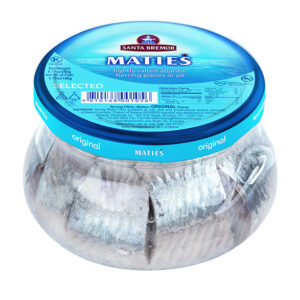 Santa Bremor Matjas Herring Fillet Original in Glass Jar